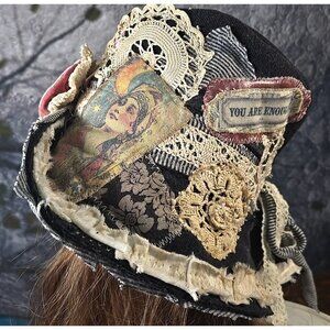 Magnolia Pearl Style Boho Gypsy Top Hat - Adjustable Large 24"